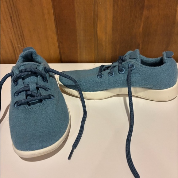 Allbirds Blue/Teal Wool Sneakers - Picture 3 of 9